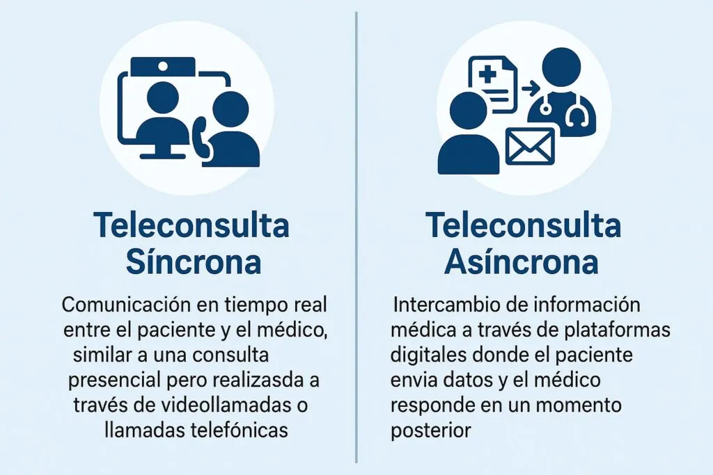 Imagen relacionada con modalidades de telemedicina