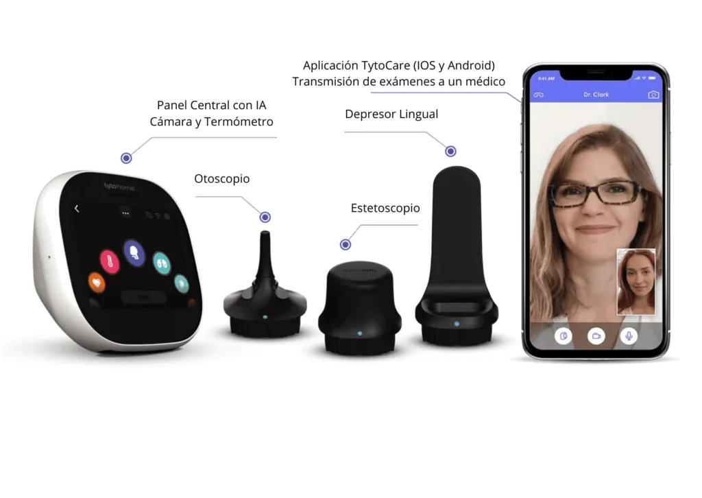 Otoscopio para captura de imágenes del oído
