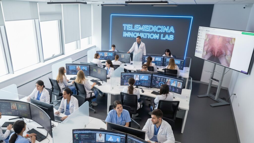 Laboratorio de telemedicina universitaria con TytoCare
