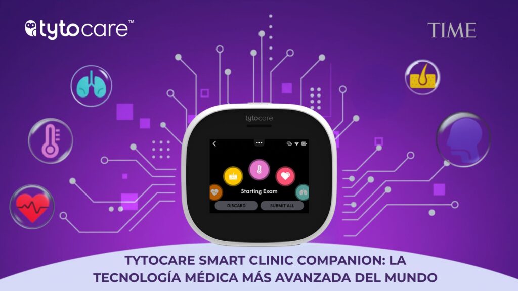TytoCare Smart Clinic Companion, reconocida por TIME entre las Mejores Innovaciones de 2025, la tecnología médica más avanzada del mundo representada por MUNZ Salud